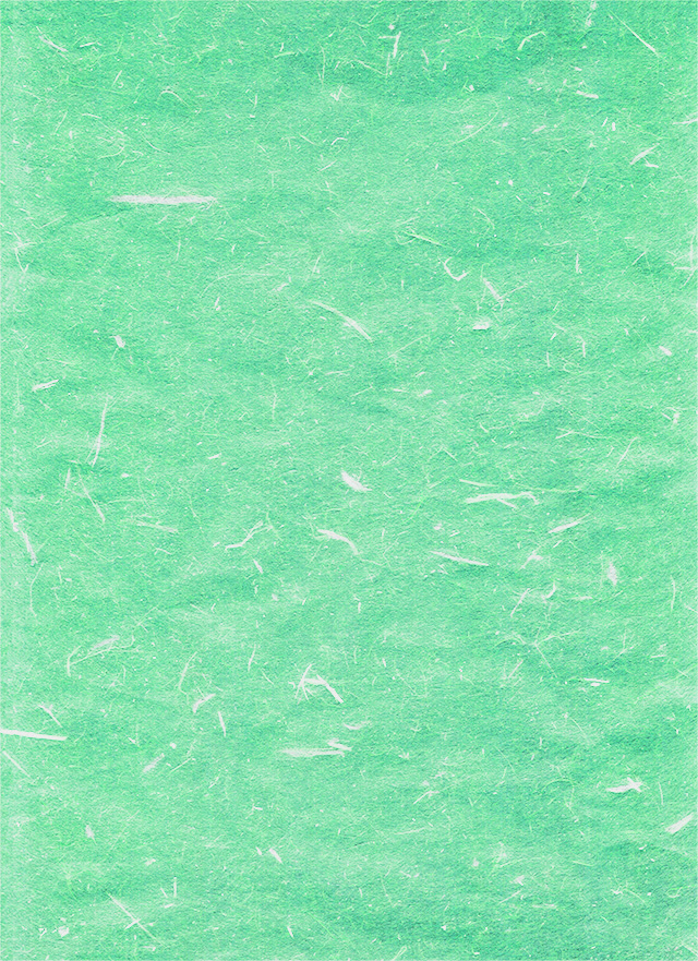 緑色の和紙のテクスチャ素材