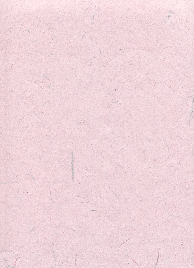 薄いピンクの木屑の入った和紙のテクスチャ素材