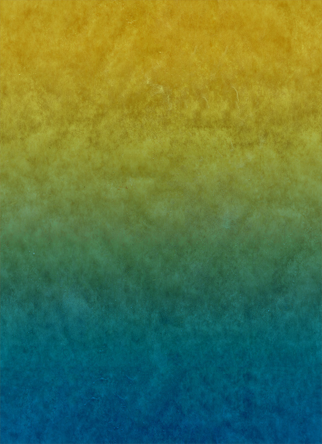 青から黄の濃いグラデーションの背景素材
