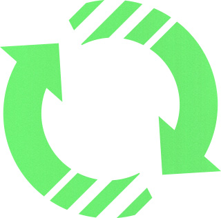リサイクルマークの無料アイコン素材